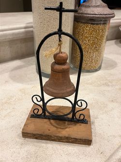 mission bell art piece