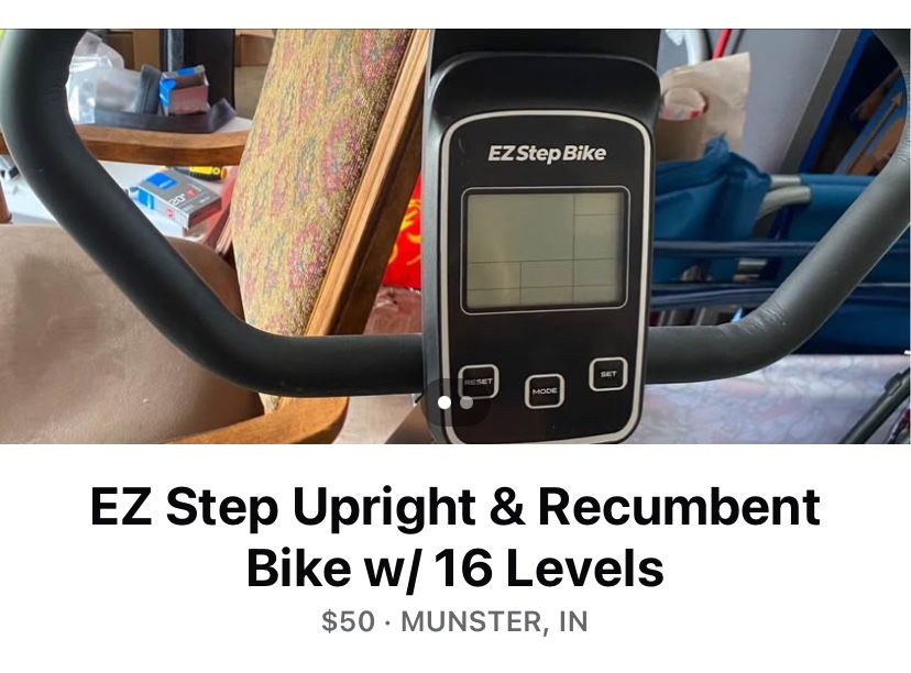 EZ Step Upright & Recumbent Bike