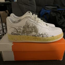 Nike Air Force 1 University Of Miami Sean Taylor Customs 