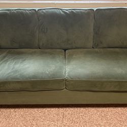 Vintiage Couch  Olive Green