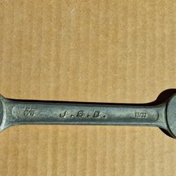 Vintage J.S.B Open End Wrench 11/16 And 19/32 Japan