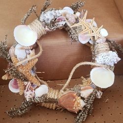 Coastal Beachcombing  "Resort" Wreath