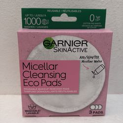 Garnier SkinActive Micellar Cleansing Eco Pads (3 Pads)