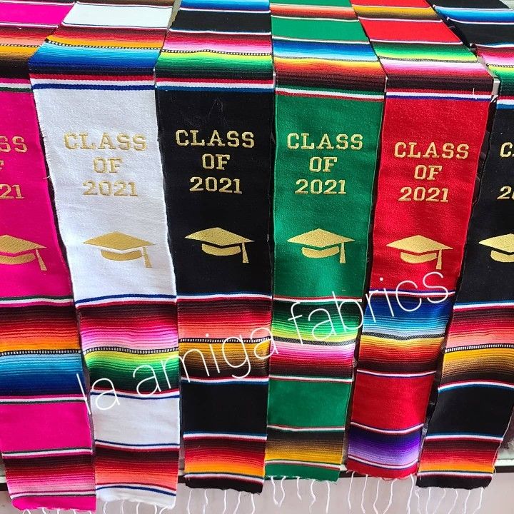 2021 Mexican Graduation Stoles