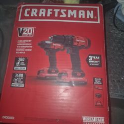 Craftsman 2tool Combo Kit Drill And Impact Drill