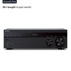Sony STRDH190 2-ch Home Stereo Receiver with Phono Inputs & Bluetooth Black