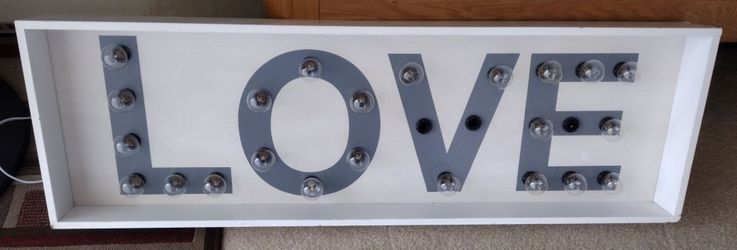 Light Up Sign 42x13