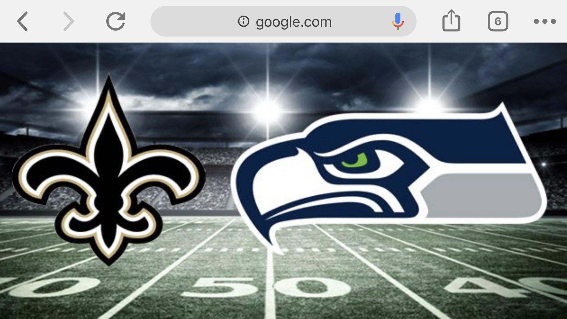 Seahawks vs Saints