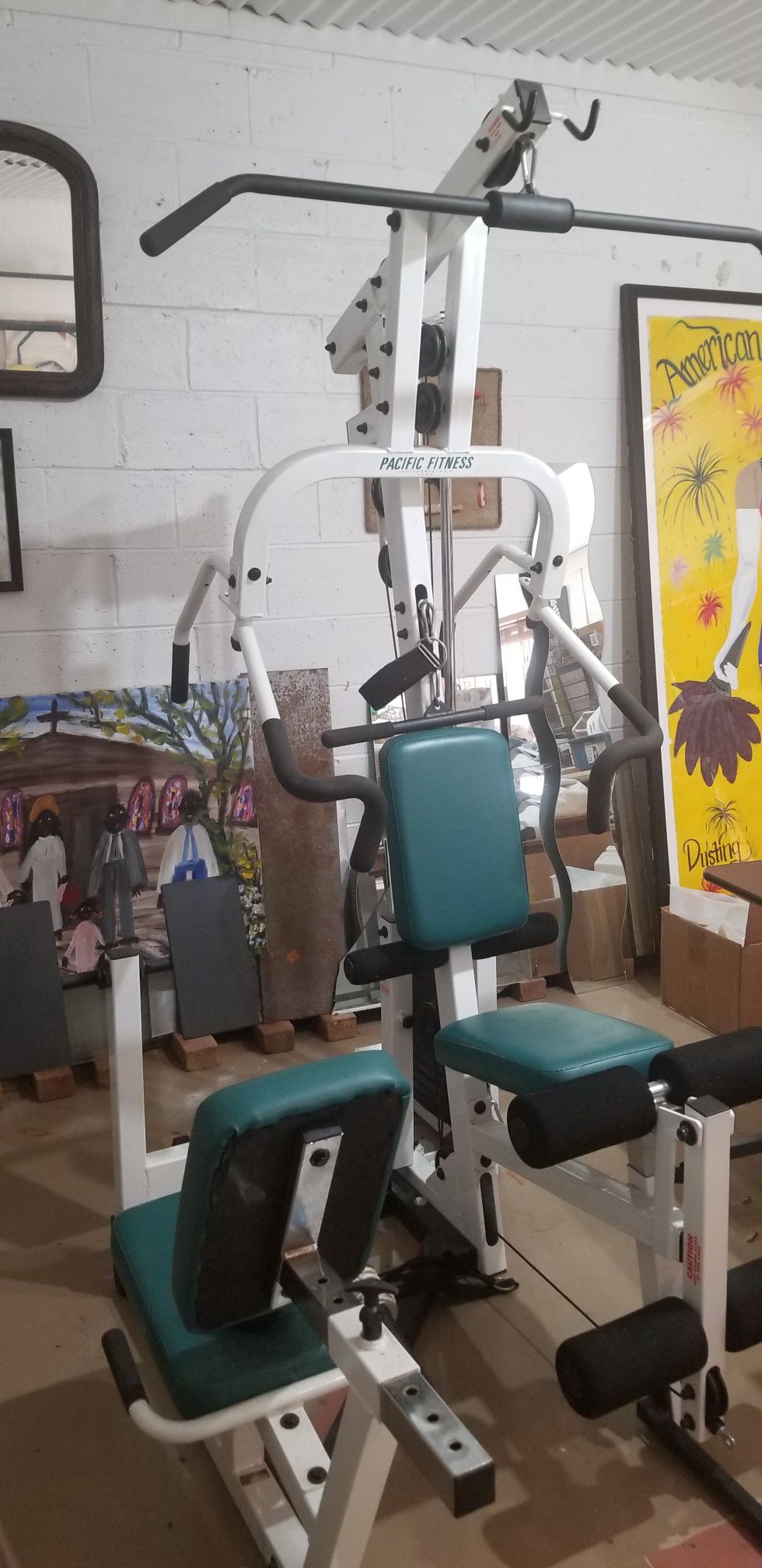 2 Peice Pacific Fitnes Home Gym