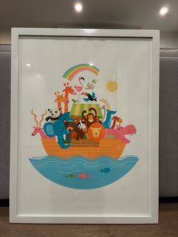 Noah’s Ark Christian Bible Framed Wall Art