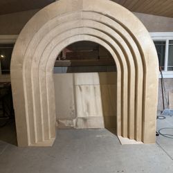 Wood 3d Rainbow Backdrop
