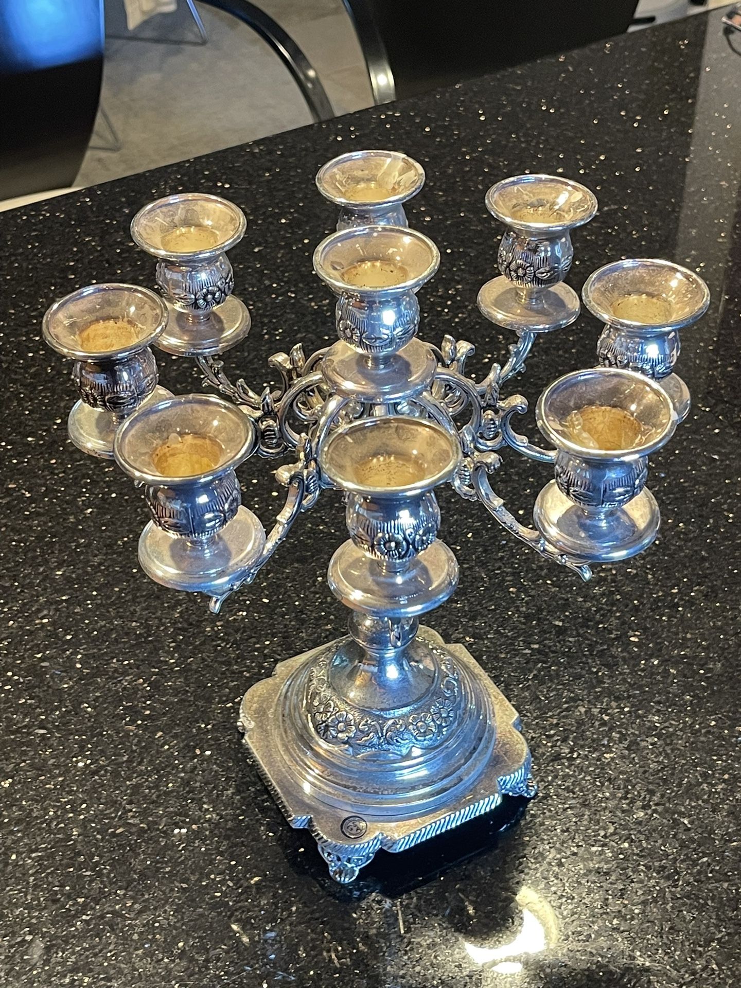 Vintage Silver Plated Candelabra