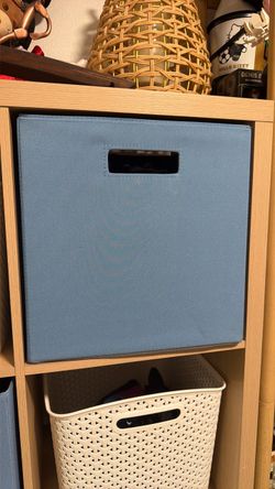 13''x13'' Fabric Decorative Storage Bin Tan Linen - Brightroom™: 13 Inch Storage Cube, Decorative Storage