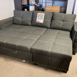 Grey Lovely Sofa Sleeper 🩶🥹 $799