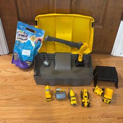 Kinetic sand Construction Set With Trucks 
