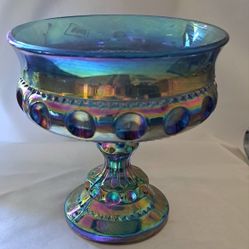 Vintage Indiana Carnival Glass Candy Dish