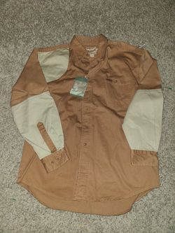 New Men's Woolrich Large Long Sleeve Hunters Work Shirt