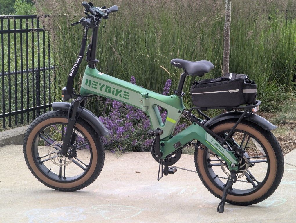 E-bike Heybike Full Suspension Foldable Tyson 28mph Fat tire electric bike