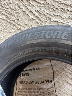 3 Bridgestone WeatherPeak Tires 225/60R18