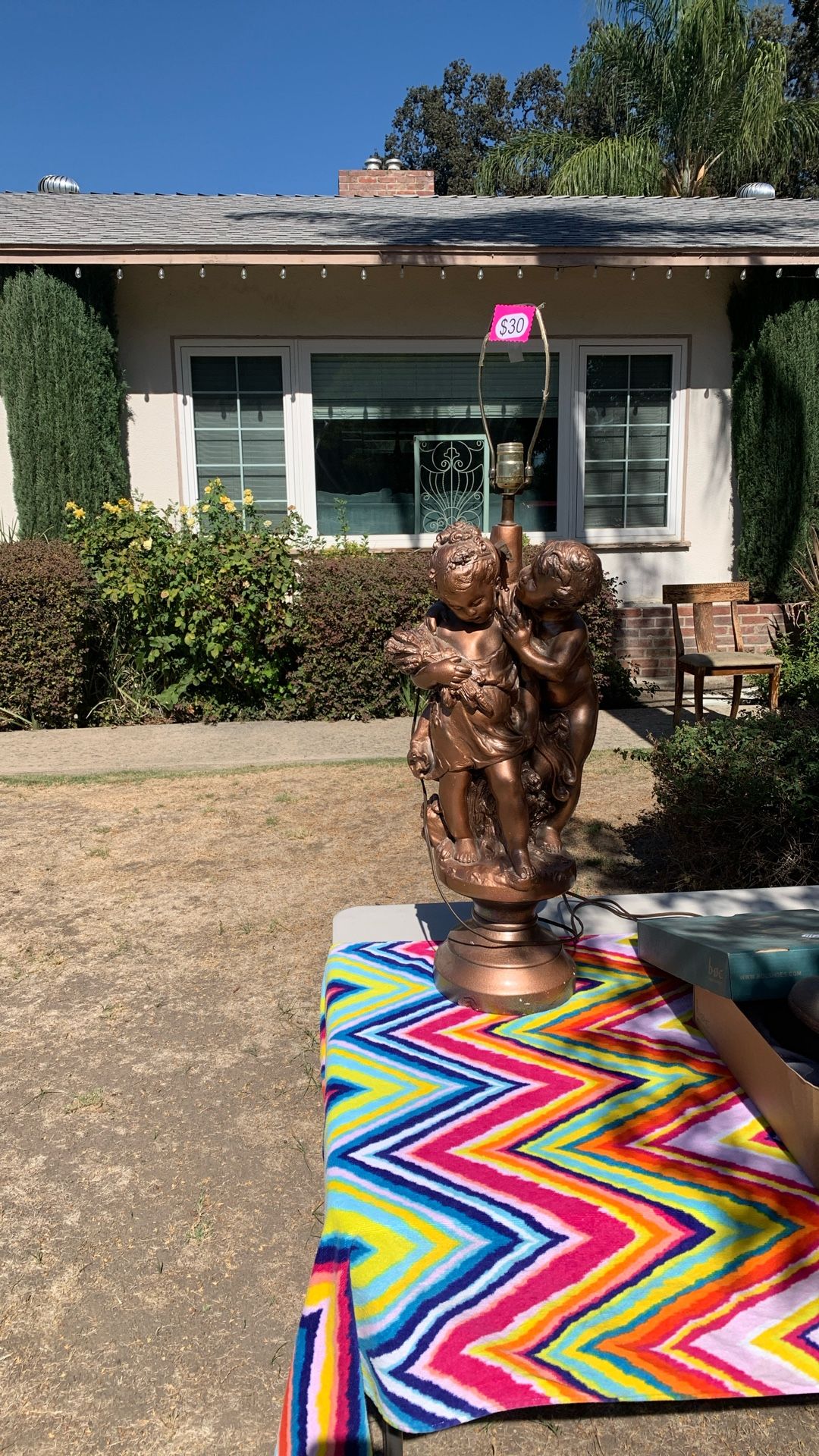 Vintage Figuring Lamp