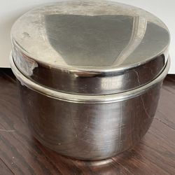 Stainless Steel Round Container For Kitchen 