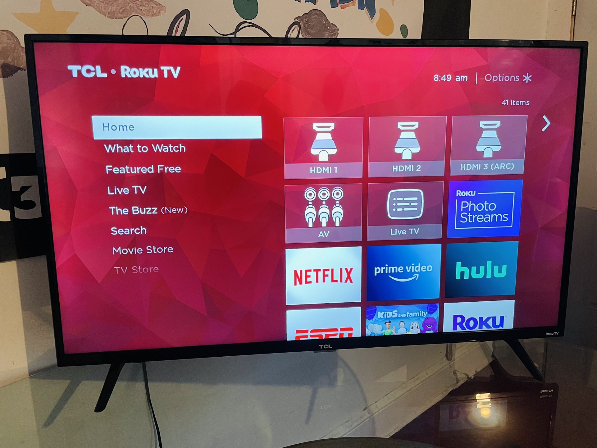 LIKE NEW! 43 INCH ROKU 4K HD SMART FLATSCREEN TV! (ALSO HAVE 50” VIZIO 4K)