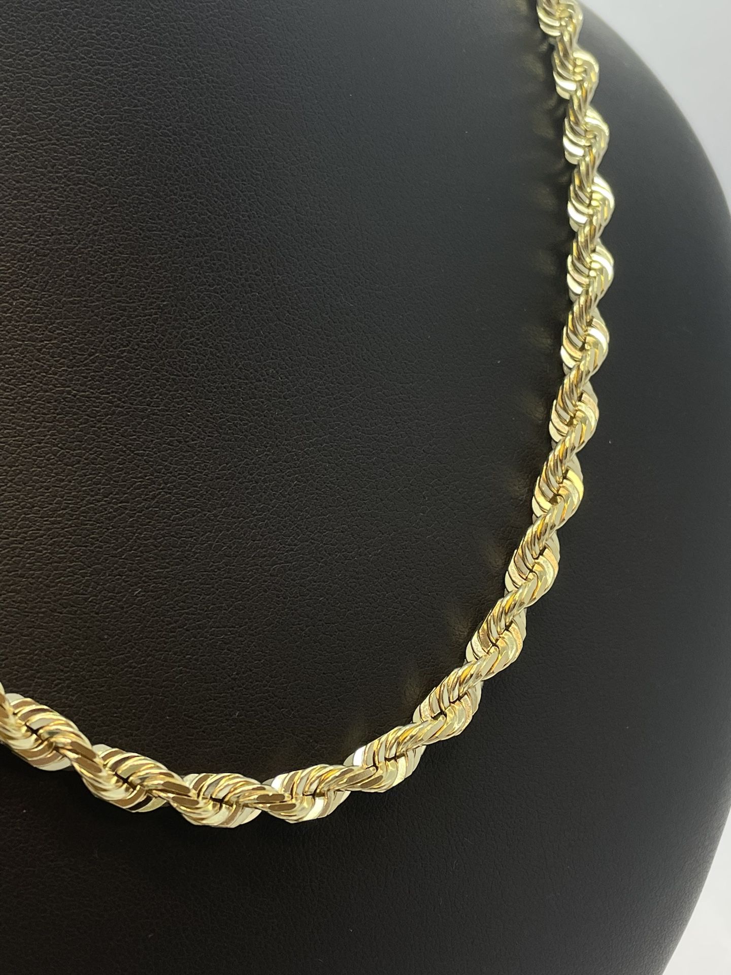 Gold Chain Rope 14K Solid New 