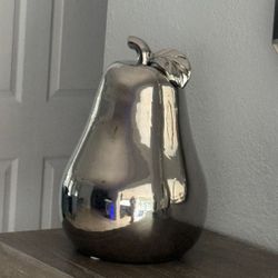Pear Silver Sculpture