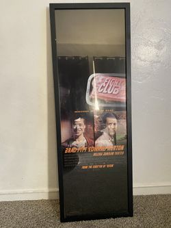 Framed Fight Club Poster