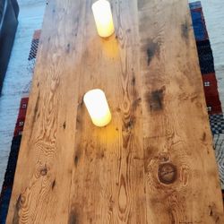 Custom built coffee table by Plank & Grain