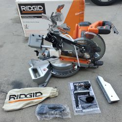Ridgid 18v brushless 7-1/4 in. Dual Bevel Sliding Miter Saw  (Tools Only)