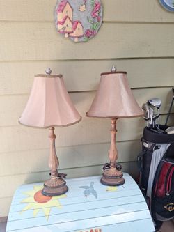 Set of 2 32 inch  table/ night lights