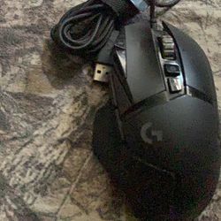 Wired Logitech G502 Hero Black Gaming Mouse