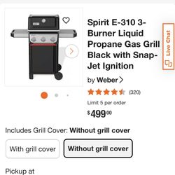 Weber Grill 2 Spirit E-310 3-Burner NEW.