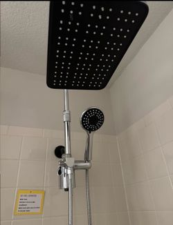 Turn Your Shower Into a Spa 🚿 12” High Pressure Rain + Handheld Filter Shower Head | Hard Water Fix | Tool-Free Install