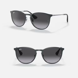 Ray Ban RB3539 Erika shot grey metallic grey gradient sunglasses 192/8G unisex