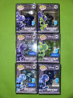 Disney Funko Pop Art Series #14, #15, #20, #21, #22, #60