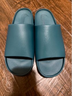 Nike Teal Calm Slides, men’s size 12.
