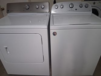 Maytag Dryer and Whirlpool Washer Set,  W/Warranty