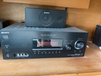 Sony STR-K7000 AV Receiver, speakers and base