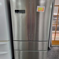 🧨4th Of July Sale! Nice Bosch 4-Door French Door Refrigerator-Warranty Included 