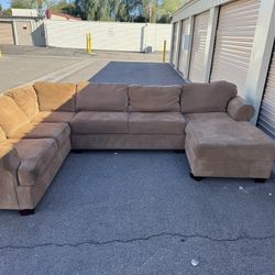 Tan Sectional Sofa 