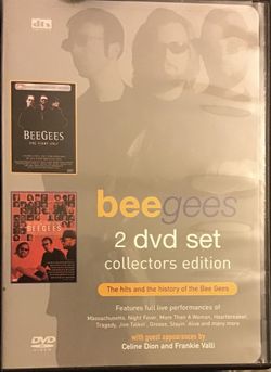 DVD-2 DVD Set, BEE GEES- The Hits And The History Of  The Bee Gees, Features Live  Performances