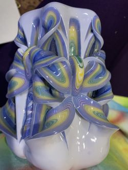 Handmade carved candle