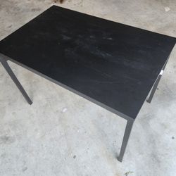Black 4x3x30"high Table