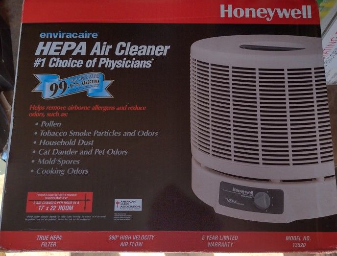 HEPA Air Purifier Cleaner + Extra Filters