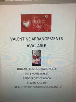 Valentine arrangements