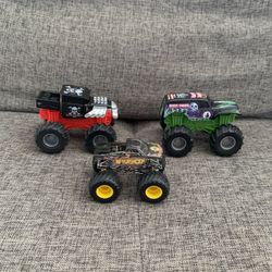 Hot wheels monster trucks Lot of 3 