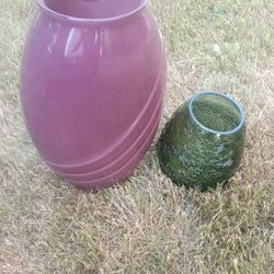 2 Vases Flower Pots