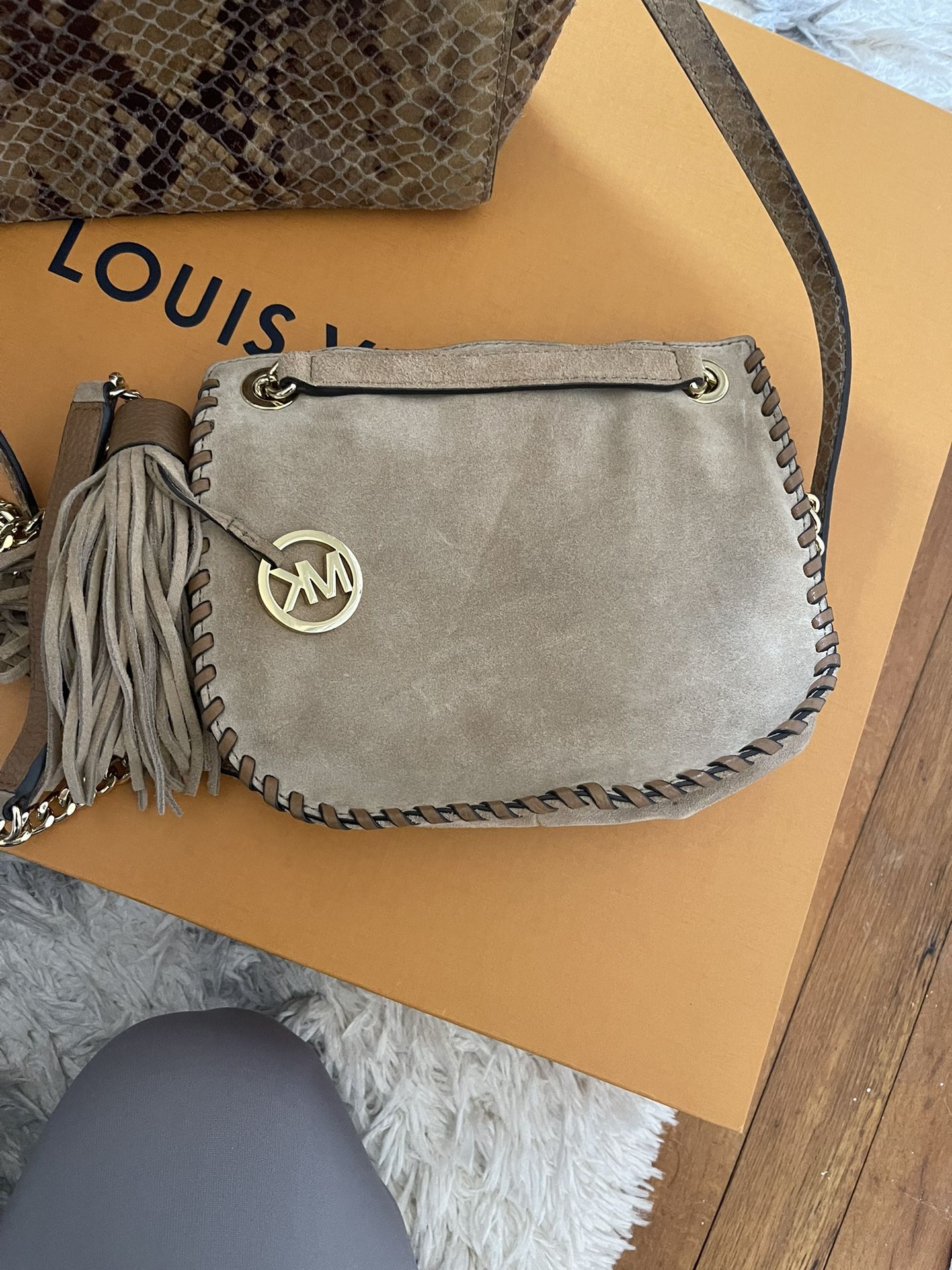 Michael Kors Suede Fringe Bag